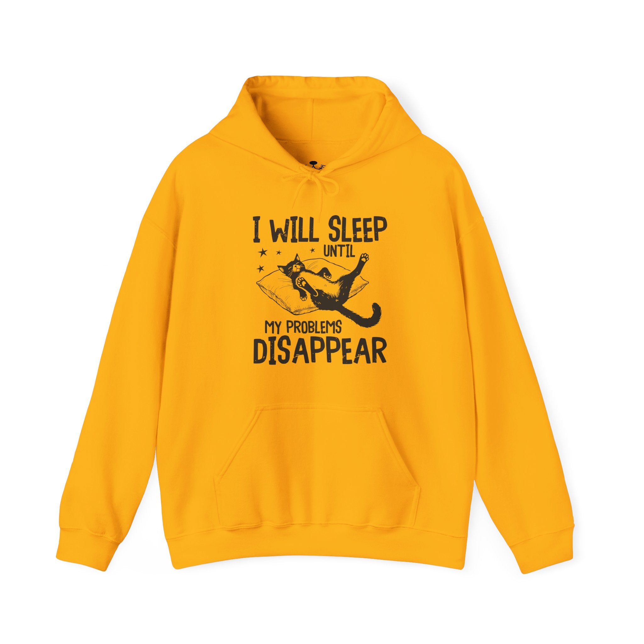 Sleep It Off Cozy Cat-Themed Hoodie