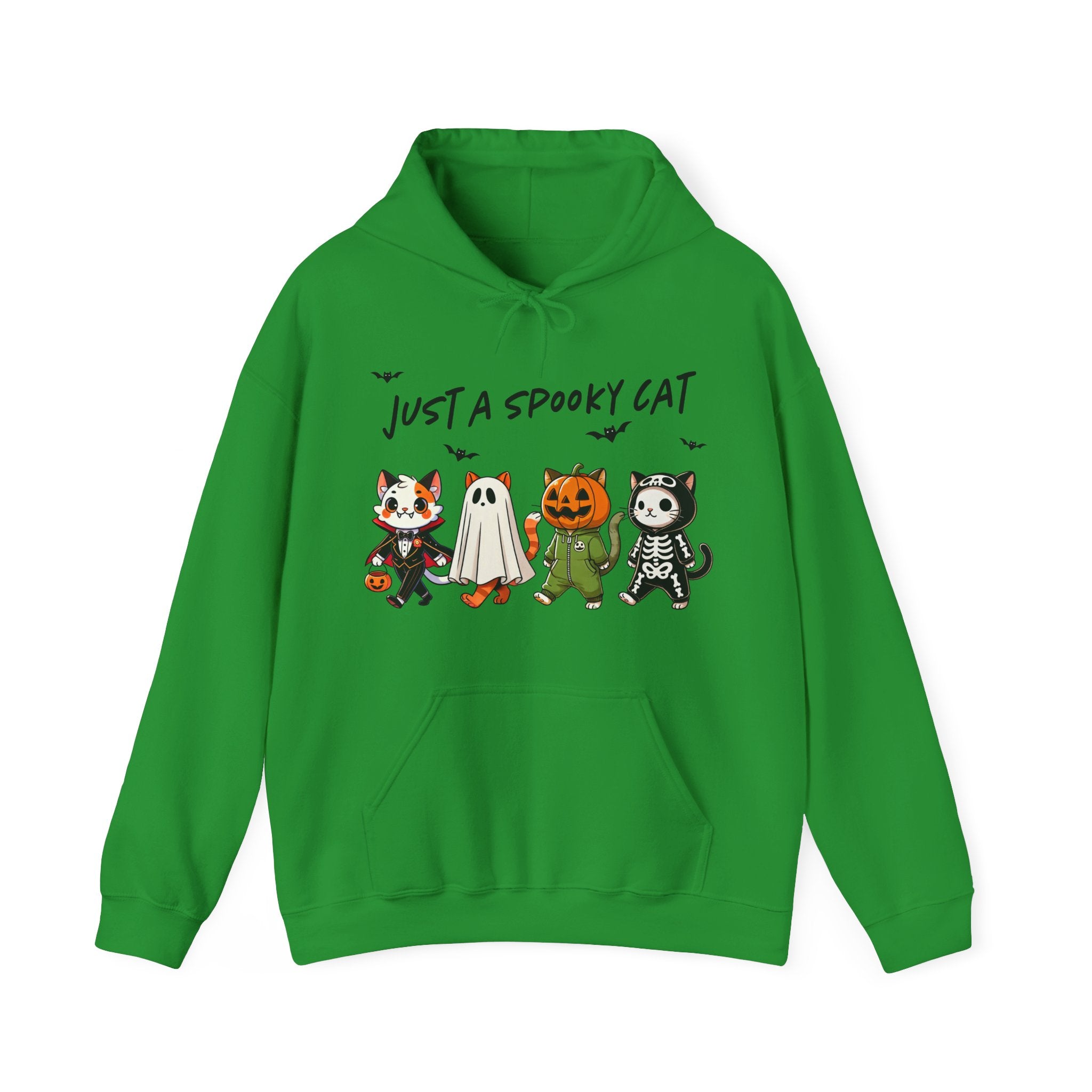 Just a Spooky Cat – Halloween Cat-Themed Hoodie