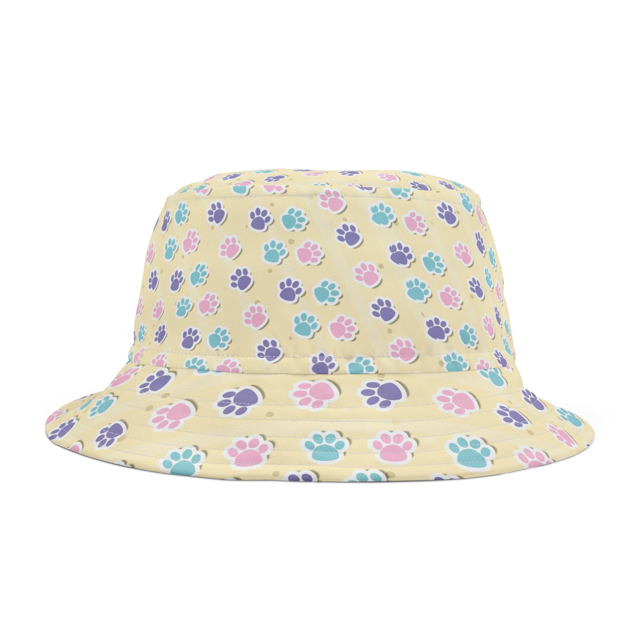 Pastel Paw Parade - Bucket Hat