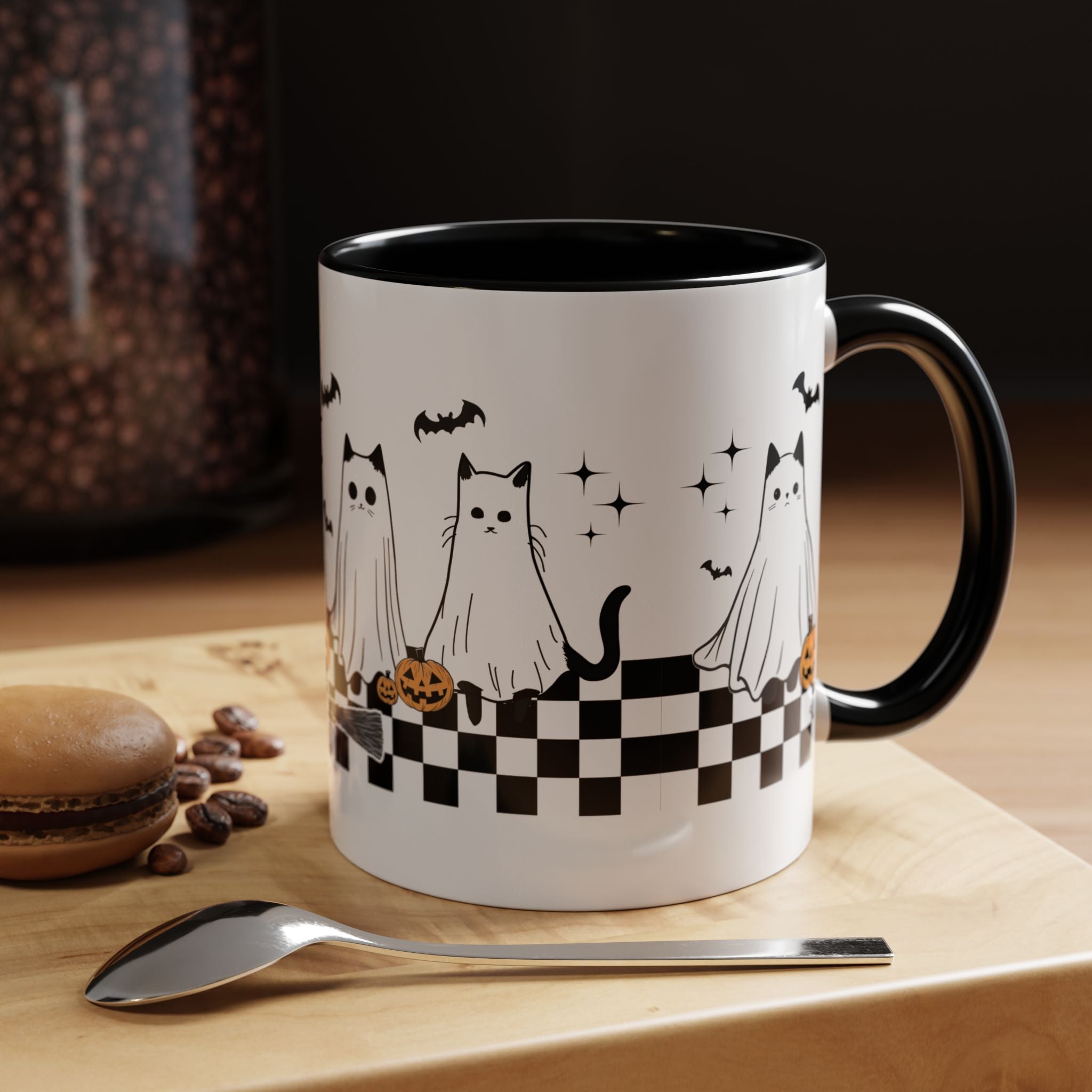 Boo Crew Ghost Cats – Halloween Mug