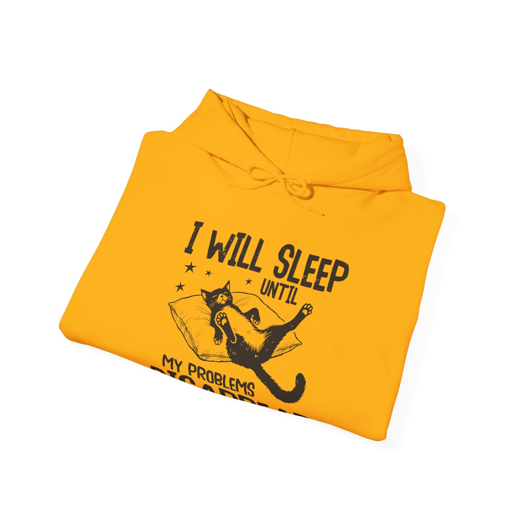Sleep It Off Cozy Cat-Themed Hoodie