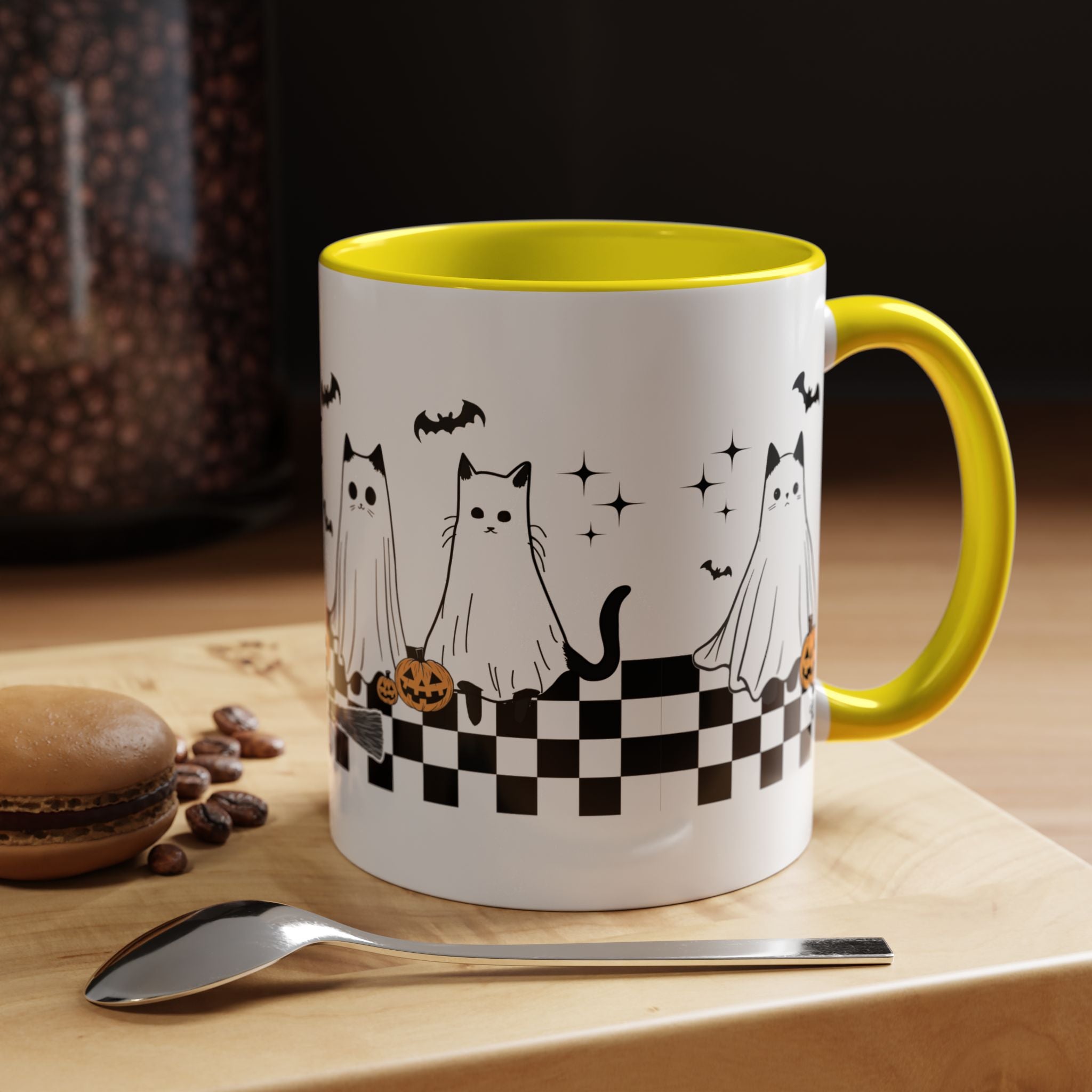Boo Crew Ghost Cats – Halloween Mug