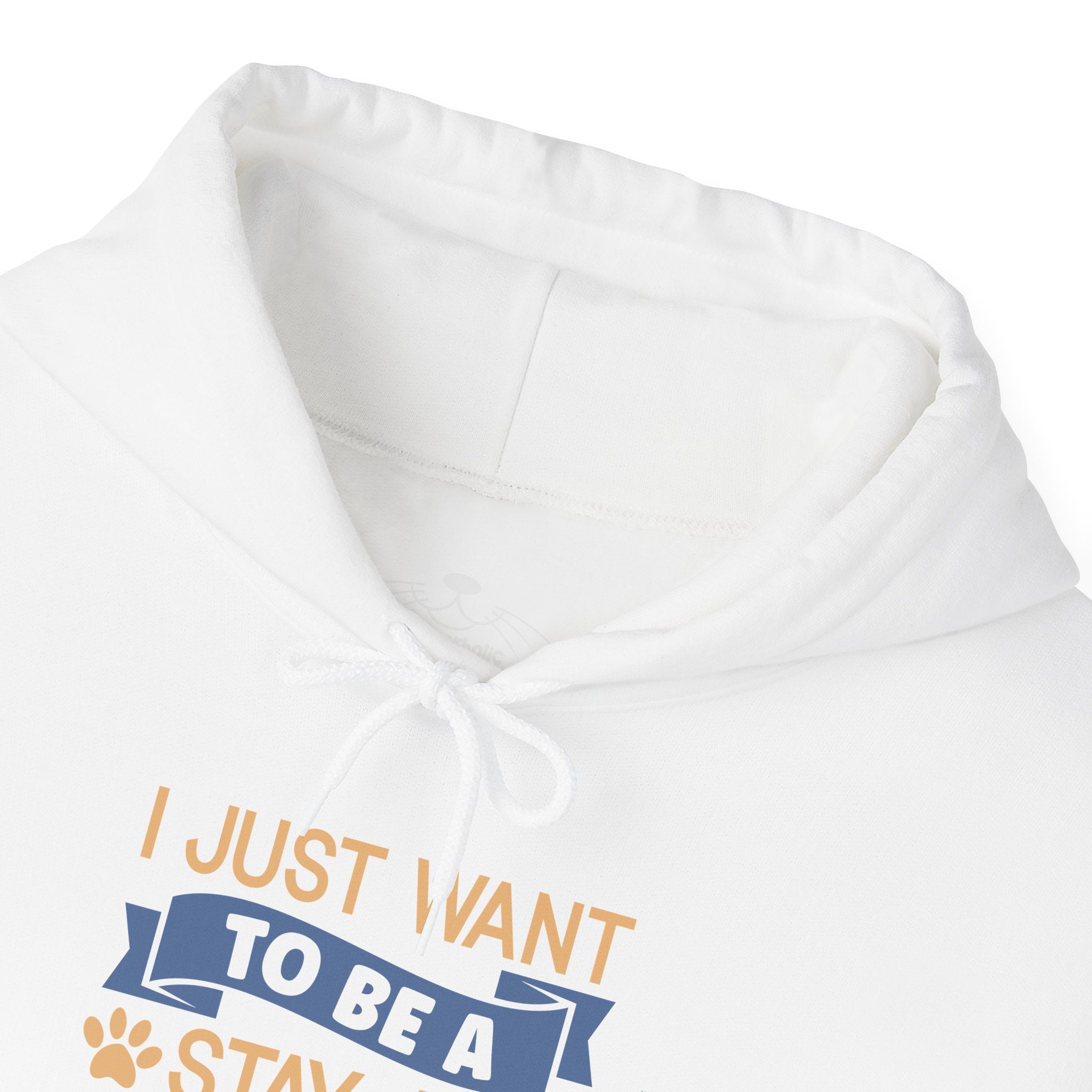 Stay at Home Cat Mom - Cozy Cat-Themed Hoodie