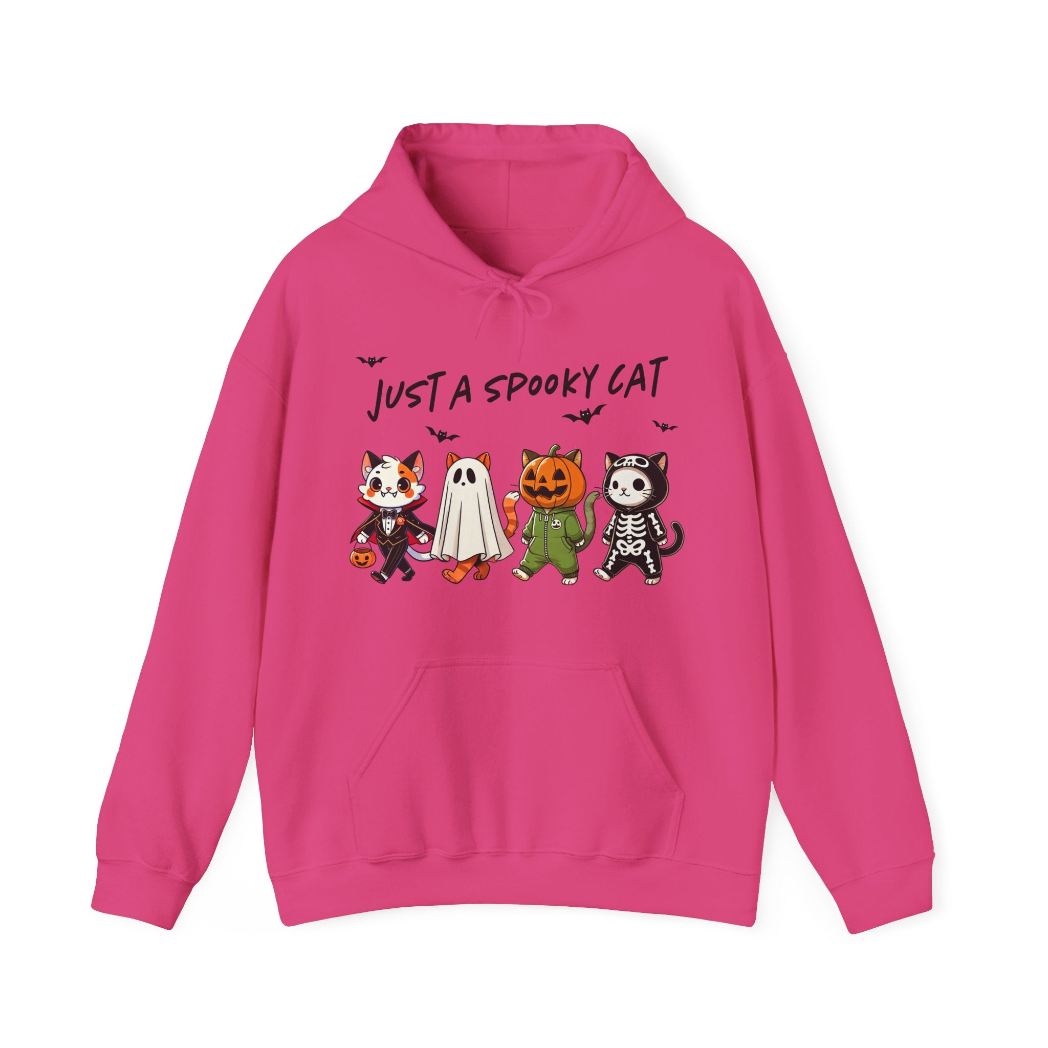 Just a Spooky Cat – Halloween Cat-Themed Hoodie