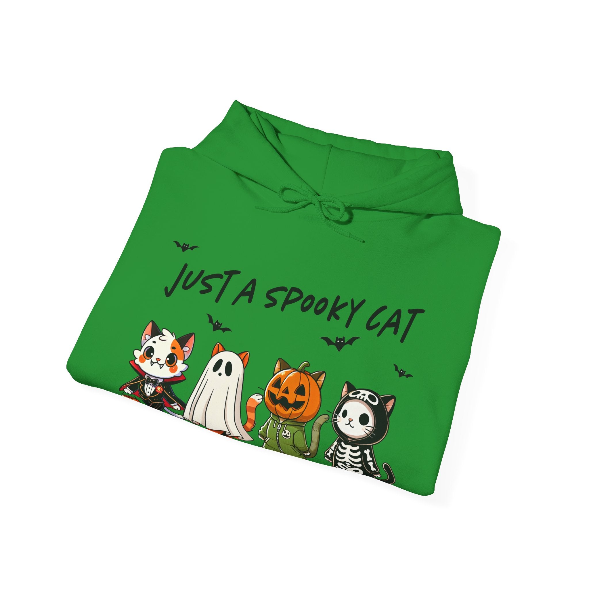 Just a Spooky Cat – Halloween Cat-Themed Hoodie