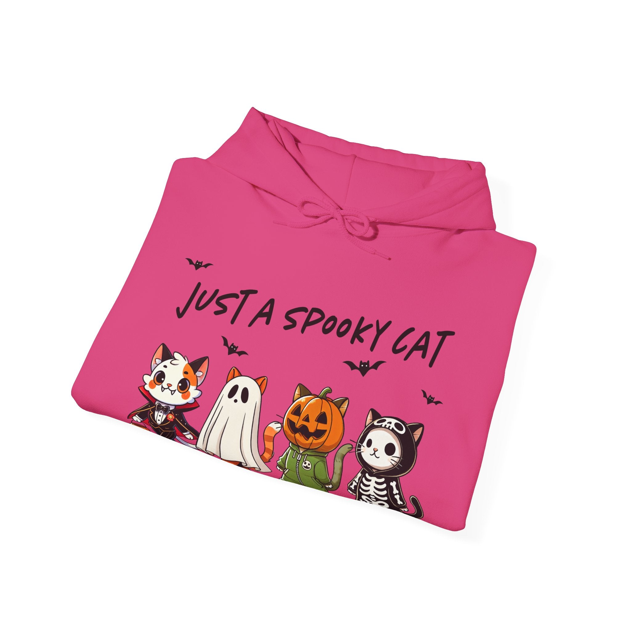 Just a Spooky Cat – Halloween Cat-Themed Hoodie