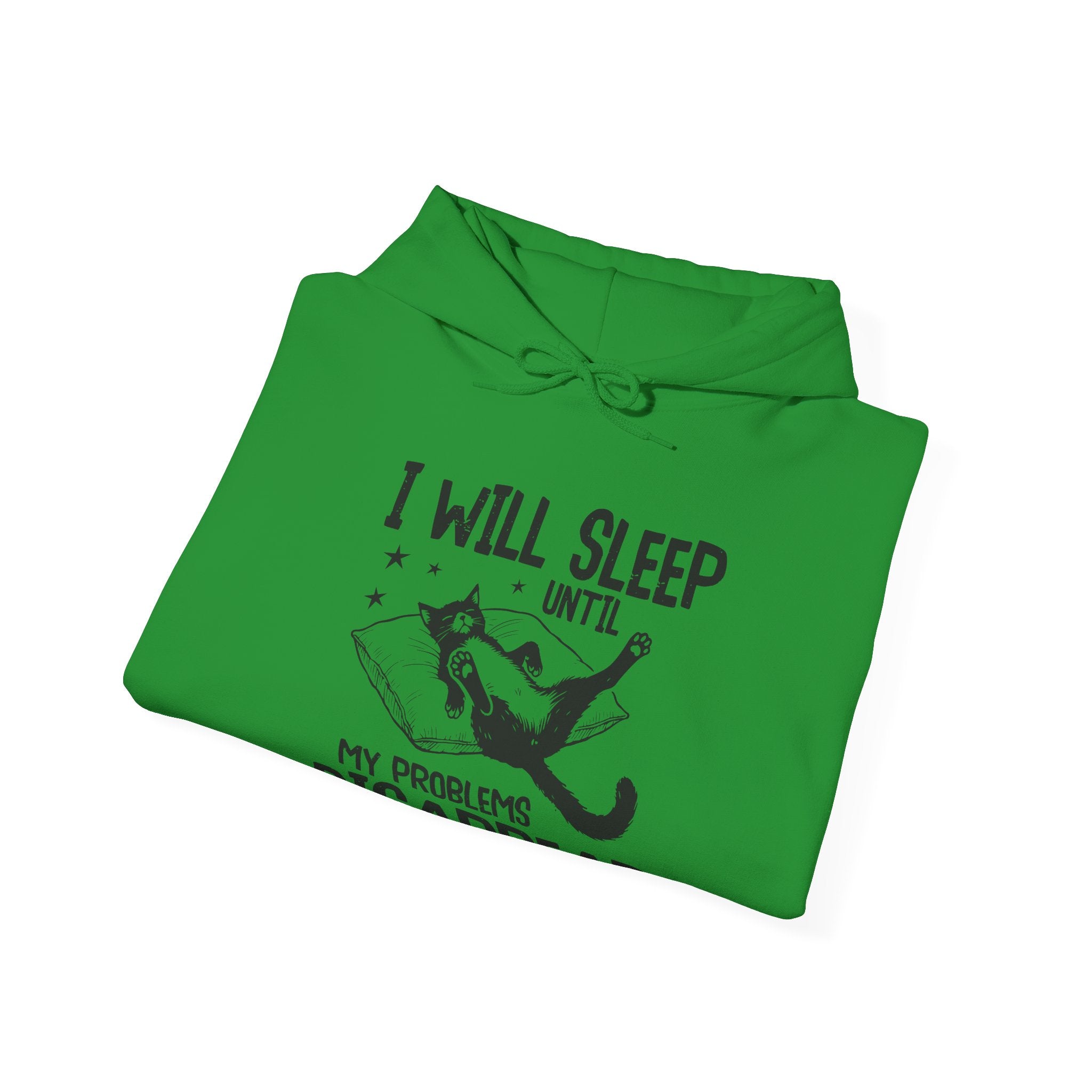 Sleep It Off Cozy Cat-Themed Hoodie
