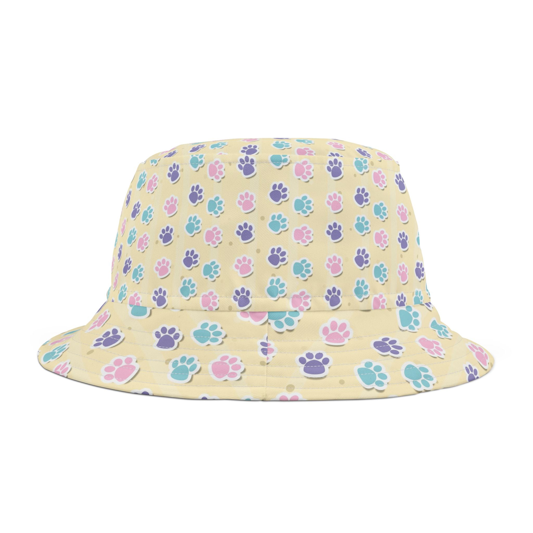 Pastel Paw Parade - Bucket Hat
