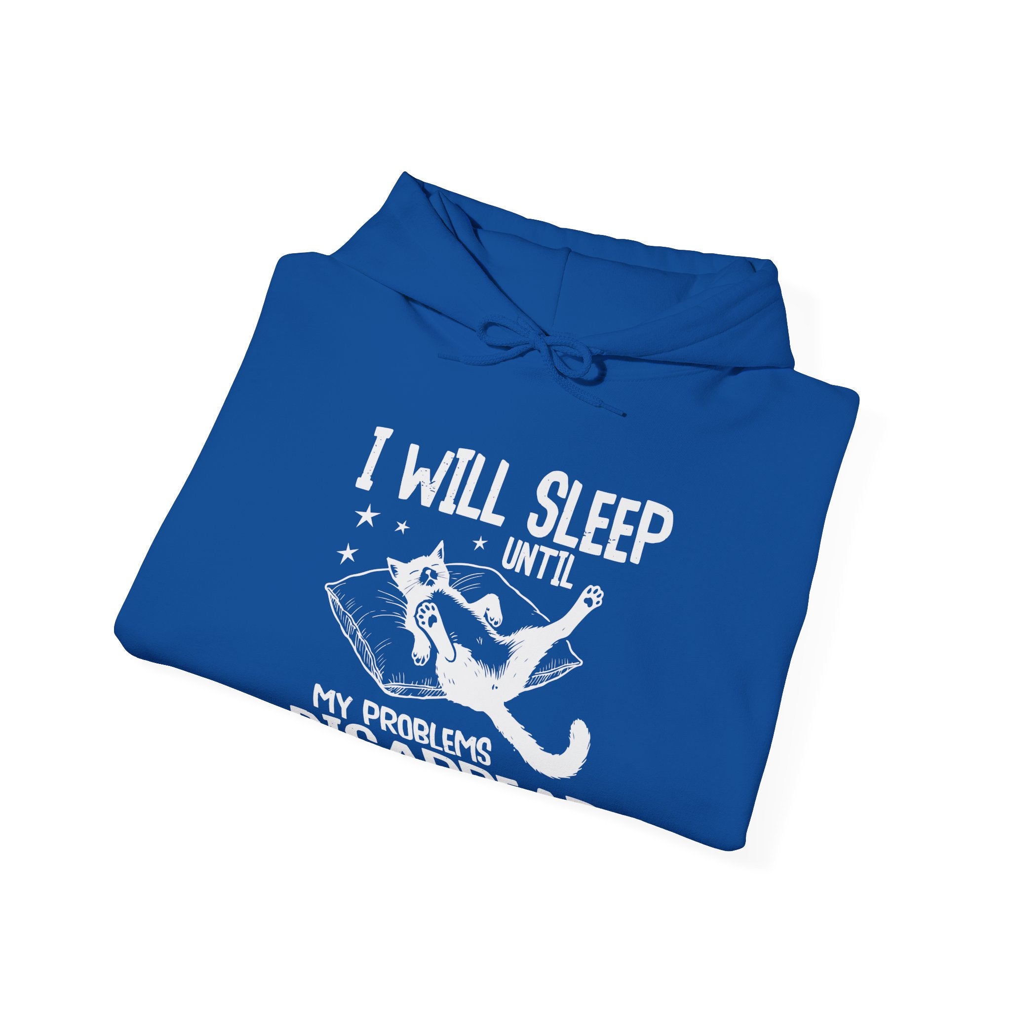 Sleep It Off Cozy Cat-Themed Hoodie