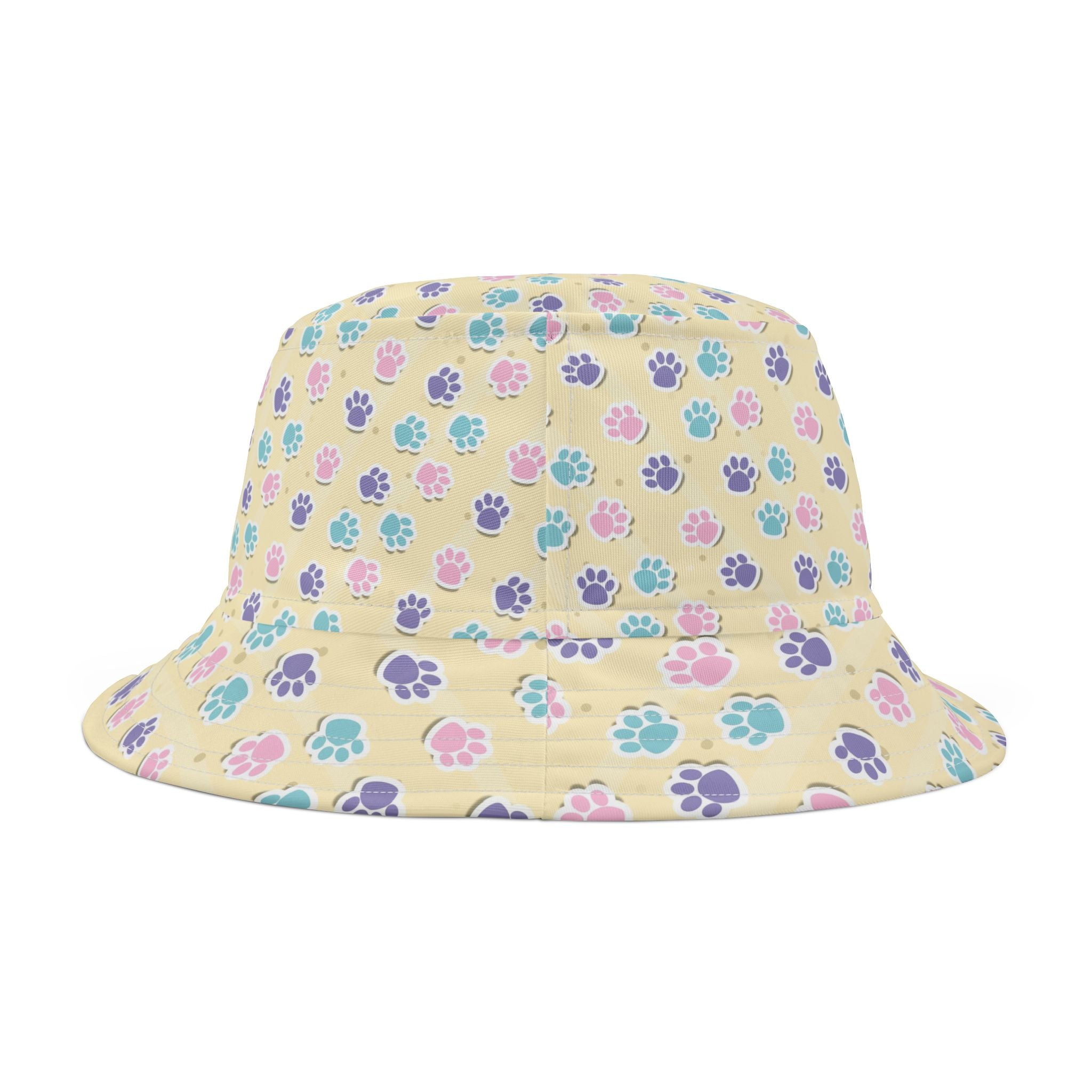 Pastel Paw Parade - Bucket Hat