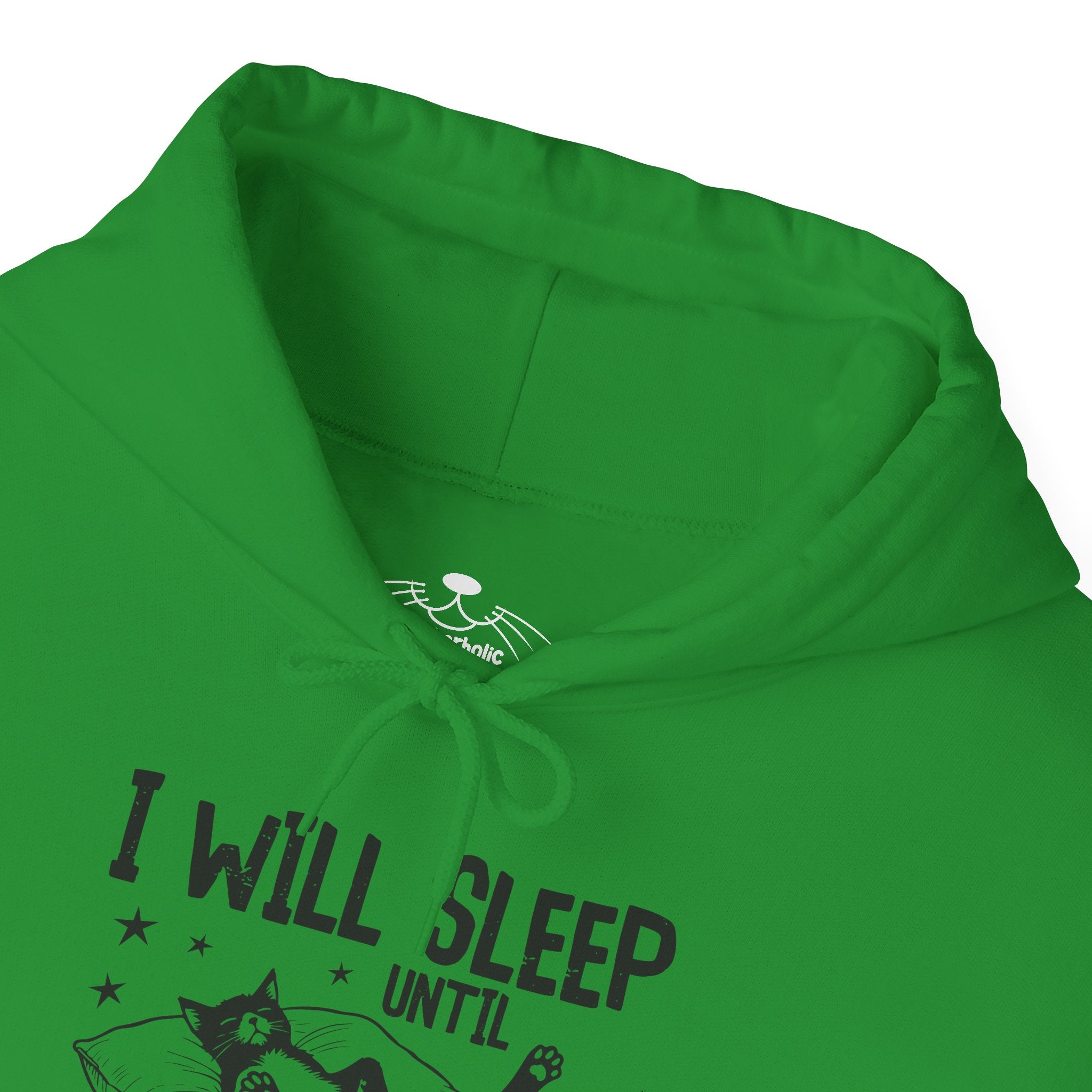 Sleep It Off Cozy Cat-Themed Hoodie