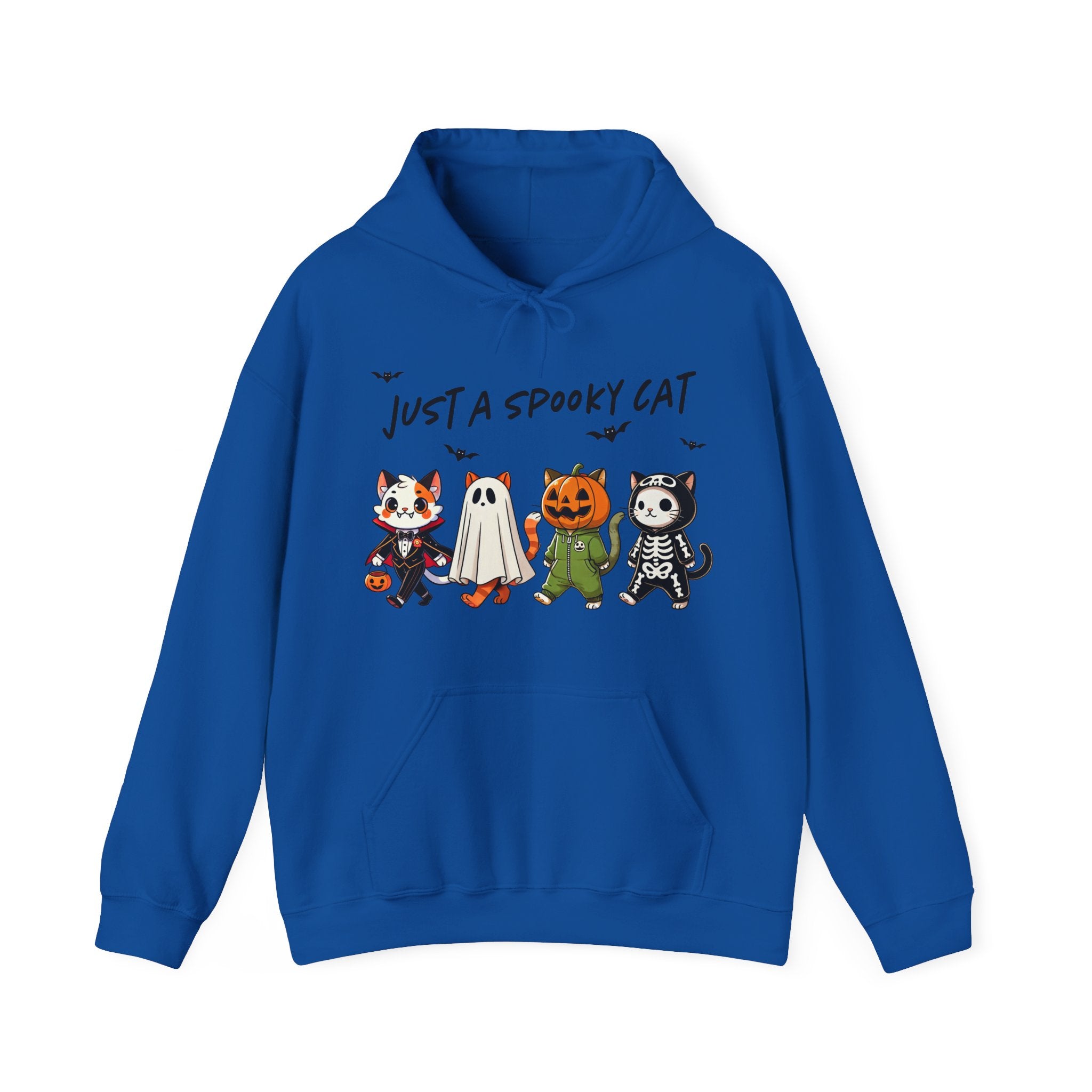Just a Spooky Cat – Halloween Cat-Themed Hoodie