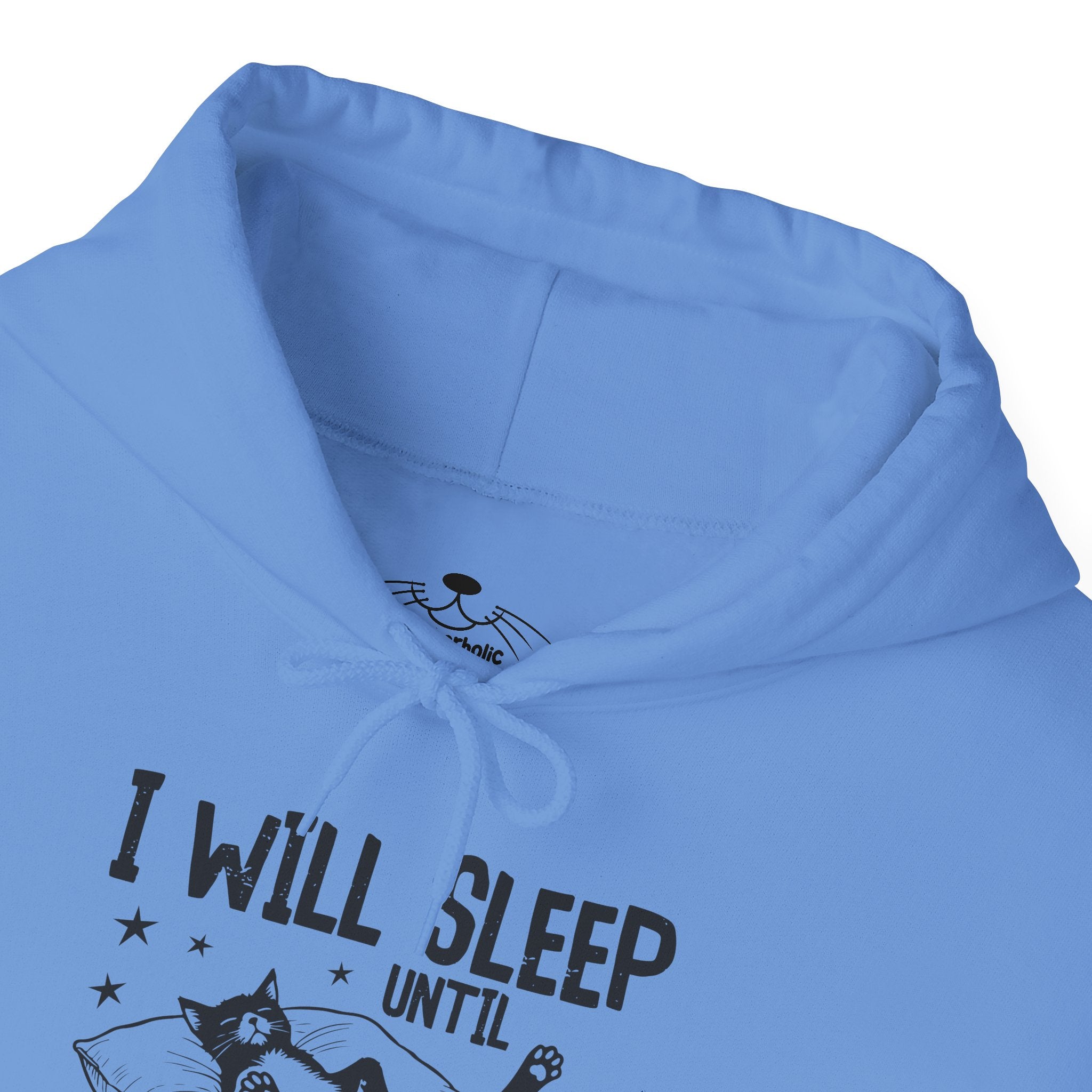 Sleep It Off Cozy Cat-Themed Hoodie