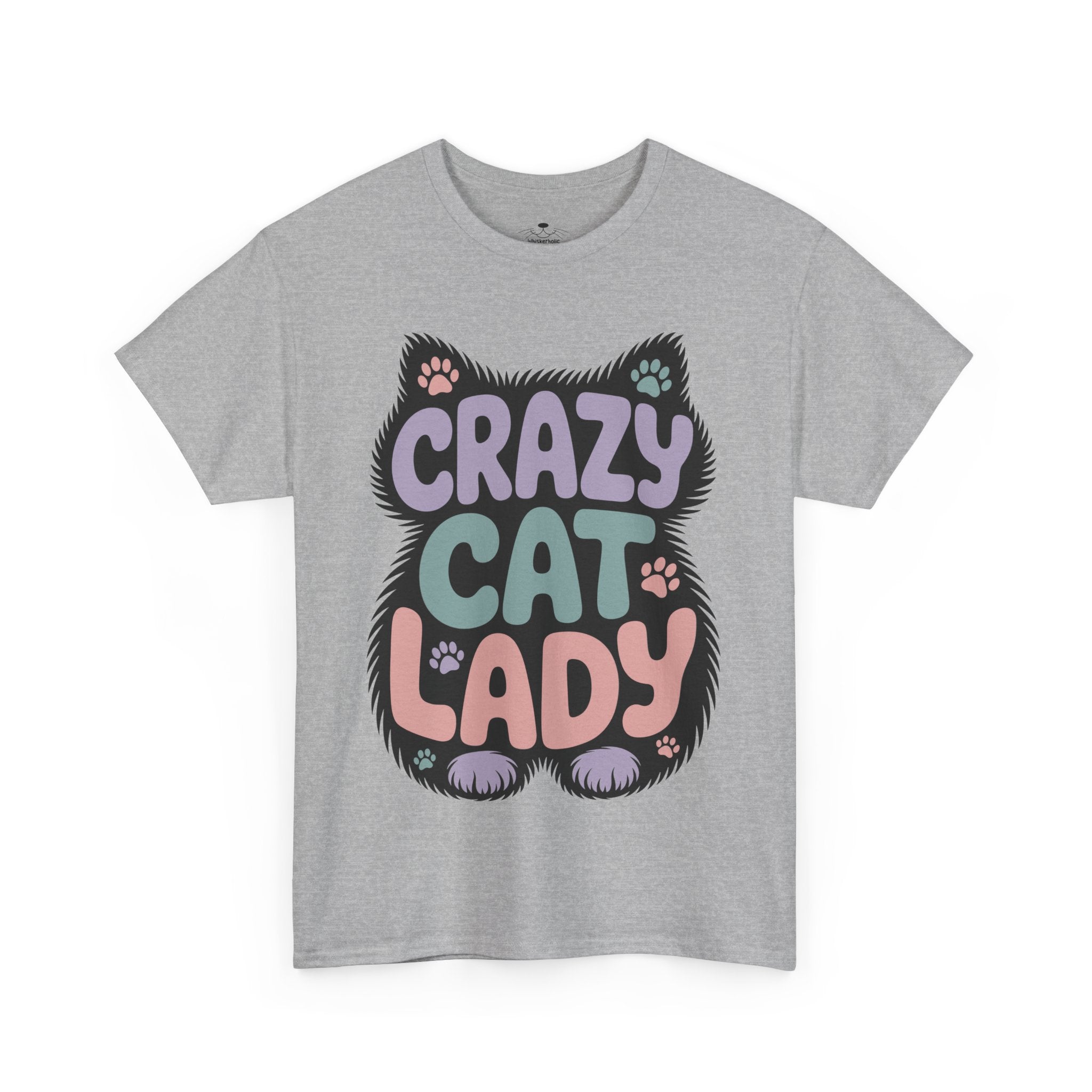 Color Me Crazy Cat Lady T-Shirt