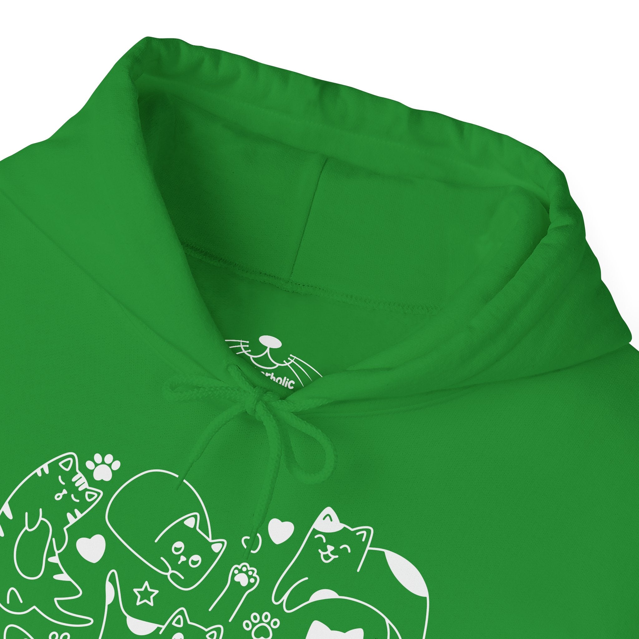 Cat Love Cluster - Cozy Cat-Themed Hoodie