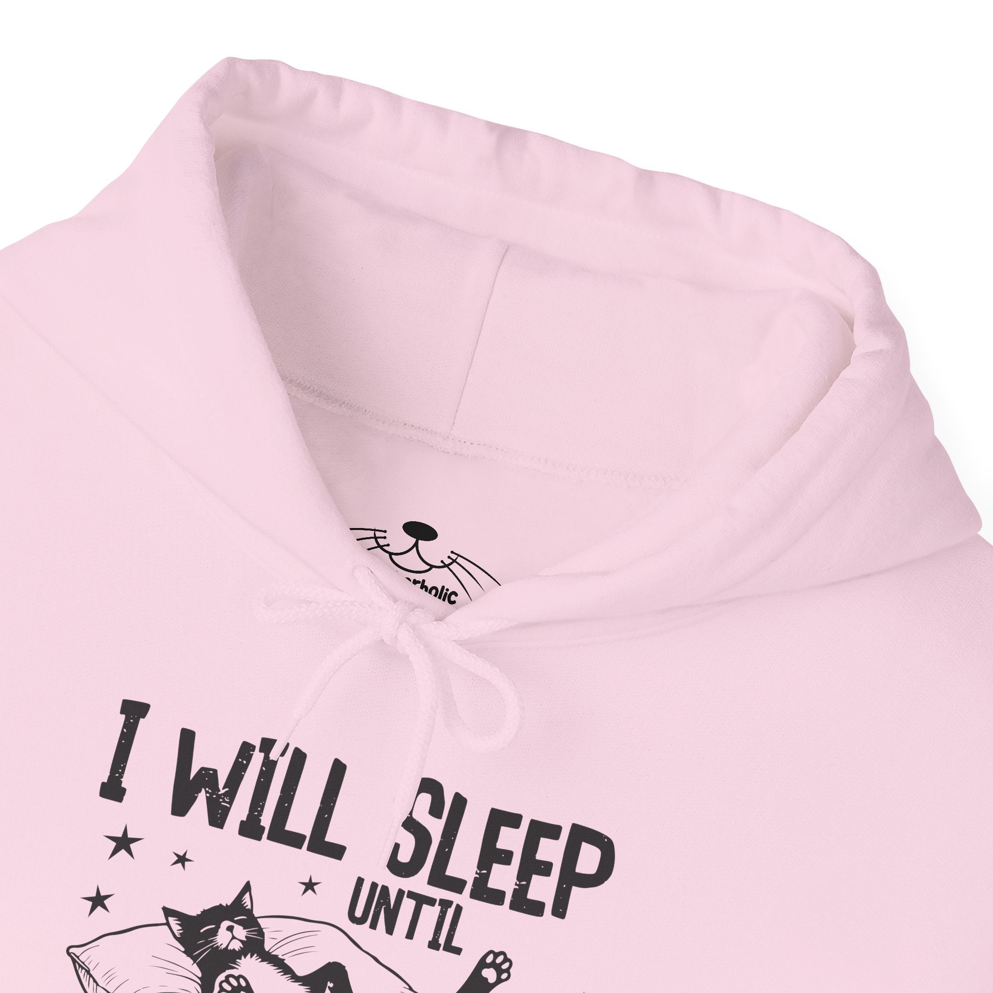 Sleep It Off Cozy Cat-Themed Hoodie