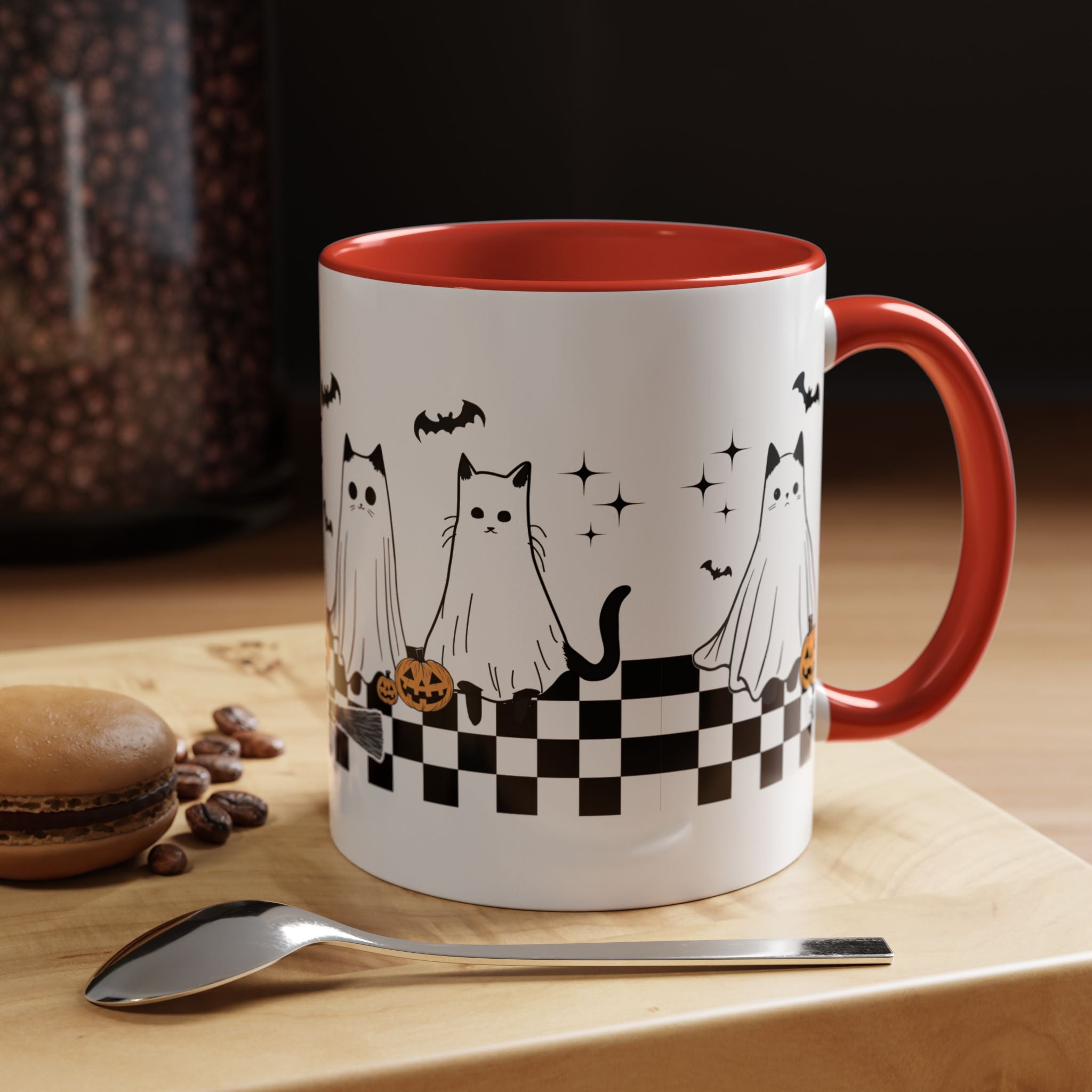 Boo Crew Ghost Cats – Halloween Mug