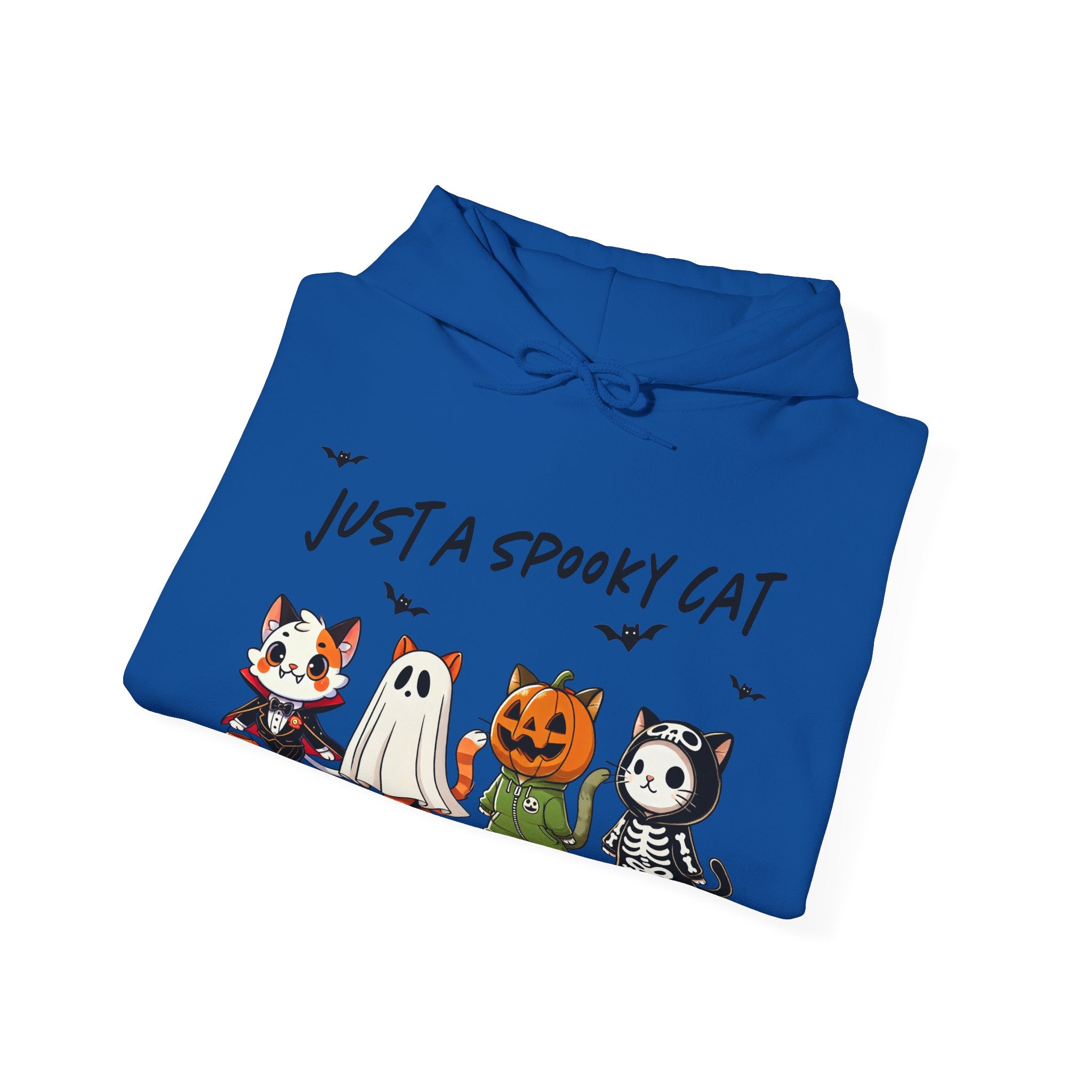 Just a Spooky Cat – Halloween Cat-Themed Hoodie