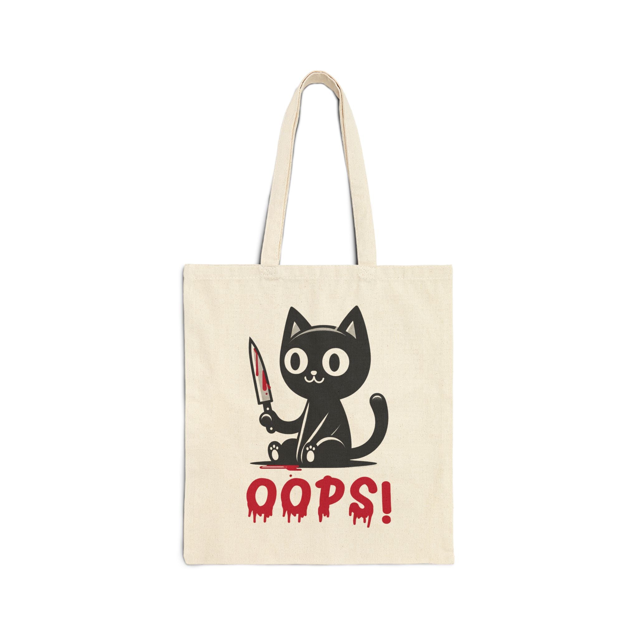 Oops! – Halloween Cat Tote Bag